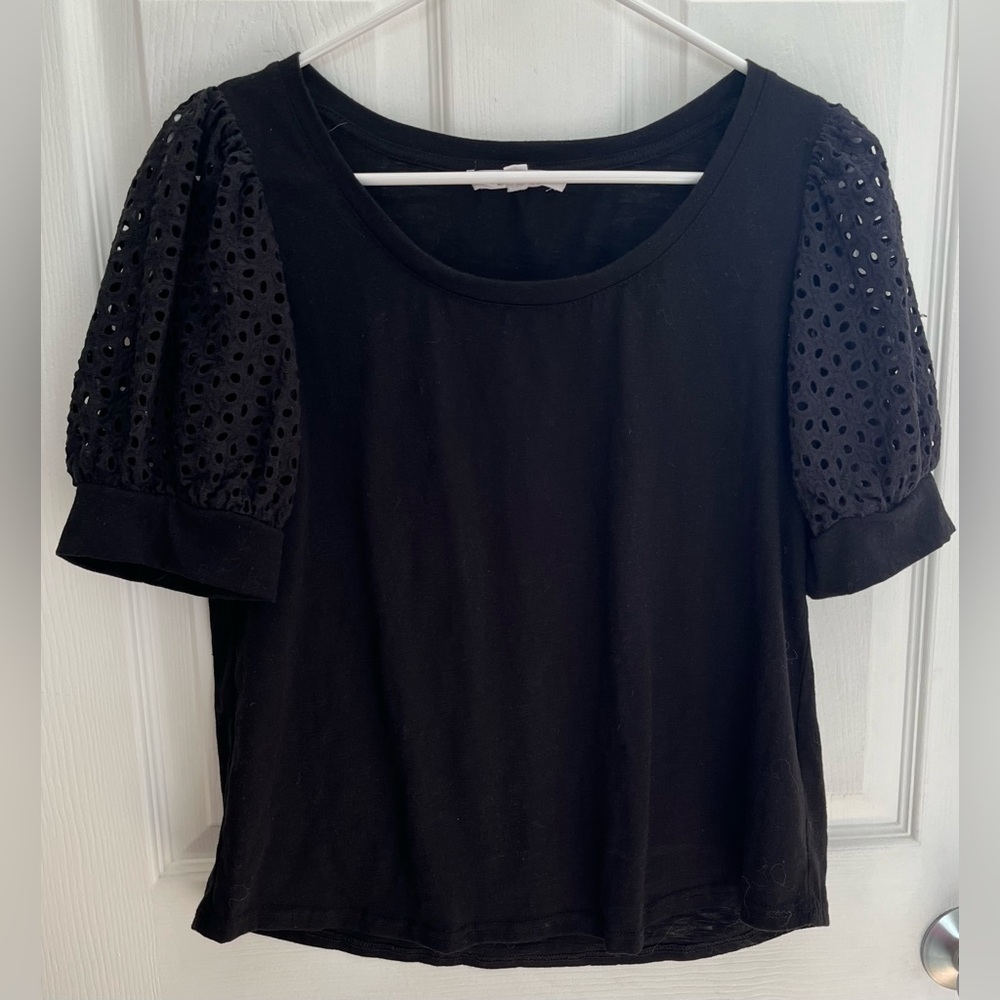 Women’s Black Top, Size Medium